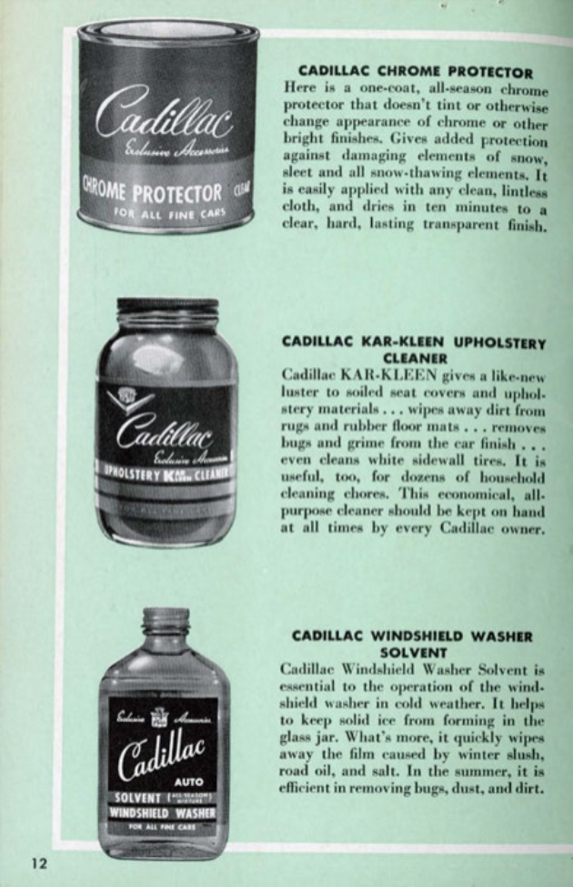 1953 Cadillac Accessories Booklet Page 15